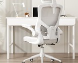 Habitation: Ergonomic Mesh Desk Chair With Flip-Up Arms, Adjustable, Mod... - $207.94