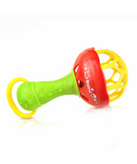 New Born Infant Vocal Maracas Hand Swaying Ring Bell ABS Teething Toy - £10.14 GBP