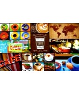 Jigsaw Puzzle MY FAVORITE DRINK 500 Pieces 18.25&quot; x 11&quot; Puzzlebug/CraZArt - $3.79