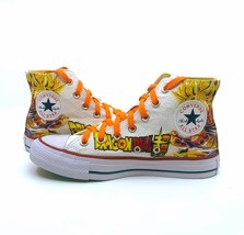 GOKU Super Saiyan Fan Art Inspired Converse All Star, Custom Sneakers, H... - £79.48 GBP+