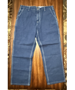 Carhartt Utility Jeans Original Fit Work Dungaree Denim 36x30 Work Pants... - $53.25 CAD