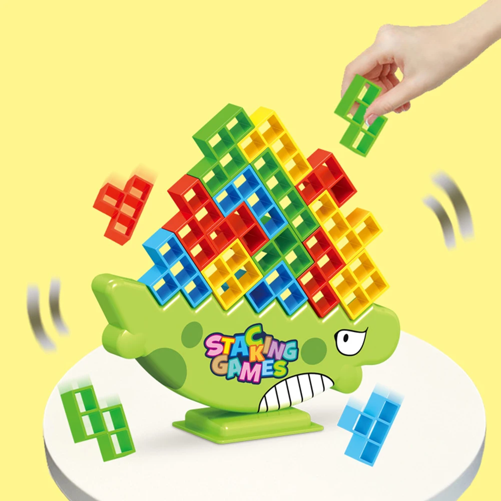 Building Blocks Brick Pile Tabletop Toy Parent-Child Interactive Balance Tower - £14.78 GBP+