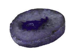 Thick Slice Agate Slab Hand Dyed Crystal Geode Specimen Polished Sectional Cut - £11.23 GBP+