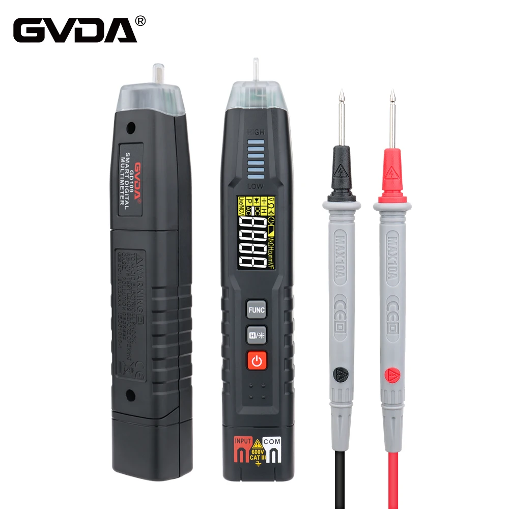 GVDA Smart Pen Type Multimeter Digital Multi-meter True RMS Auto Range DC AC Vol - £219.92 GBP