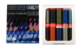 Aurifil Dark Mix Thread Collection 10 Small Spools CFDM10 - £53.51 GBP