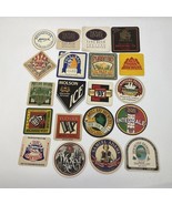 Retro Beer coasters Lot of 20 ALL DIFFERENT Import &amp; Domestics Home Bar ... - $27.12 CAD