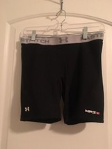 1pc Under Armour Women&#39;s Black Fast Pitch Slider Shorts Baseball Size Large - £25.79 GBP