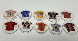 Lot 10 Hawaiian Aloha Hawaiian Shirt Milk Cap POGs Hawaii 1993 - $15.79