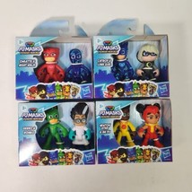 PJ Masks Power Heroes 2-Packs Complete Newton An Yu Luna Romeo New Hasbr... - £24.65 GBP