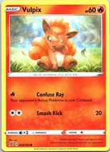 2020 Pokémon TCG Vulpix Rebel Clash 024/192 Regular Common - £0.99 GBP