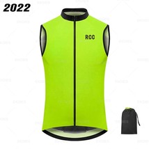 RCC Team 2022 New Men Thin and Light Windbreaker Cycling Jackets Sleeveless Wind - £110.64 GBP