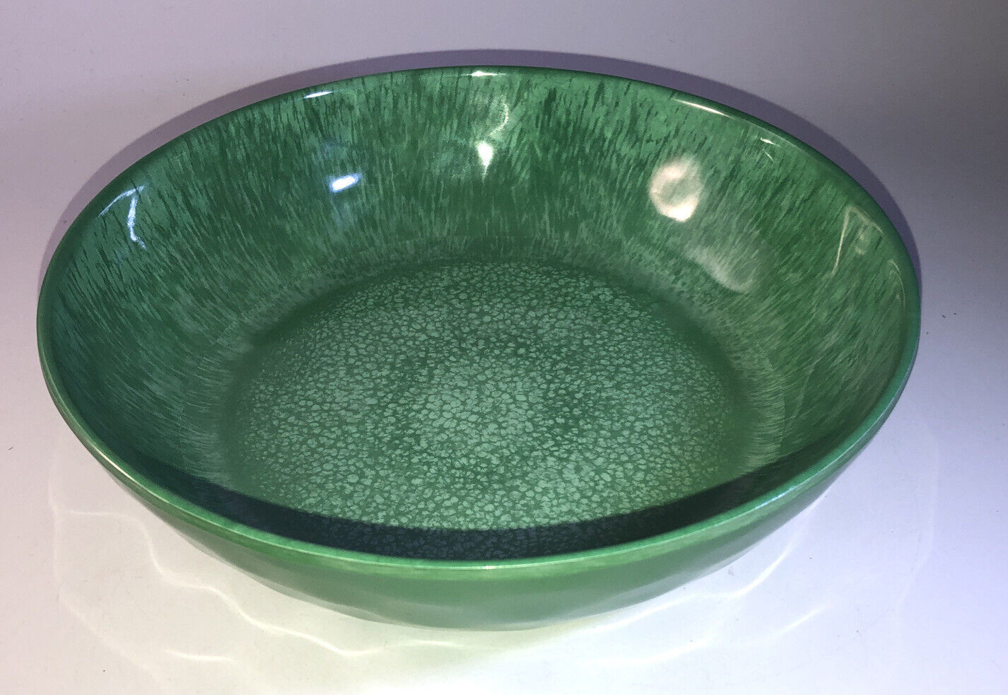 Pier 1 Imports Green 8” Melamine Crackle Bowl-Dishwasher Safe-NEW-SHIPS N 24 HRS - $34.53