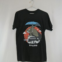 My Neighbor Totoro&#39;s Journey T-Shirt Busted Tees Black Mens Small New - $12.50