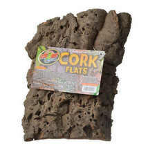 Zoo Med Natural Cork Flats: Versatile Natural Decor for Reptile Terrariums - £18.99 GBP+