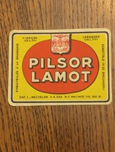 Old Vintage French Label. PILSOR LAMOT Ale. - £7.84 GBP