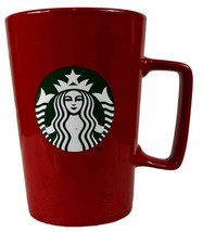 Starbucks Logo Red Tall Ceramic Coffee/Tea Cup/Mug 15 oz 2020 Mermaid Logo - £9.22 GBP