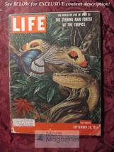 Life September 20 1954 Rain Forest Florence Henderson Gina Lollobrigida Iwo Jima - £9.31 GBP