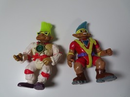 Vintage 1992 Trolls Stone Protectors 5&quot; Action Figure Ace Novelty Lot of 2 - £13.41 GBP