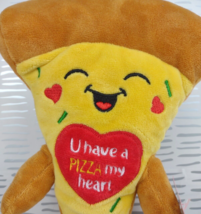 Valentine&#39;s Day Plush U have a Pizza My Heart Valentine Food Pals Foodie Figure - £9.59 GBP