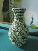 Hungary Gorka Pottery Vase Green 7 1/2&quot; - £193.48 GBP