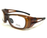 Bolle Safety Goggles Eyeglasses Frames 0516 Clear Brown Wrap Z87-2+ 52-1... - $46.53