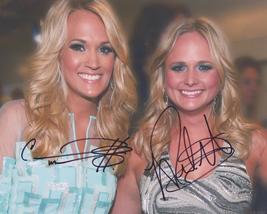 Signed Carrie Underwood &amp; Miranda Lambert Autographed Photo With Coa Country  - £118.51 GBP