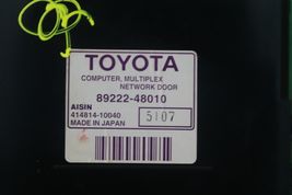 89222-48010 Toyota Tailgate Computer, MPX Multiplex Network Door 8922248010 image 2
