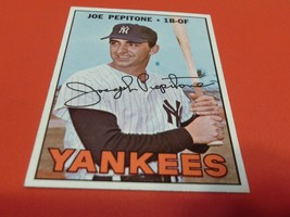 1967 Topps # 340 Joe Pepitone Yankees Nm / Mint Or Better !! - £30.88 GBP