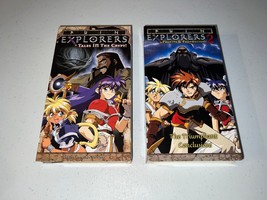 Lot of 2 Ruin Explorers Anime VHS Tape Vol 1 2 Tales in the Crypt Dubbed - £23.36 GBP