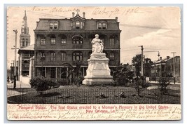 Margaret Gaffney Haughery Monument New Orleans Louisiana LA UDB Postcard Y1 - £3.08 GBP
