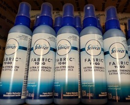 12x Bottles Febreze Fabric To Go EXTRA STRENGTH Spray Original Fabric Freshener - £23.44 GBP