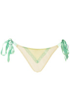 Agent Provocateur Womens Panties Elegant Tie Side Mesh White Size L - £51.82 GBP