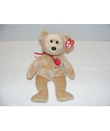 2004 TY BEANIE BABIES &quot;BIG APPLE&quot; NEW YORK BEAR With FLAWS TAG GUC - £9.71 GBP