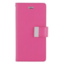 For Samsung Note 10 Plus GOOSPERY Rich Diary Leather Wallet Case HOT PINK - £5.32 GBP
