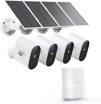 Aosu Solar Security Cameras Wireless Outdoor, 3K/5Mp Uhd, 2.4Ghz &amp; 5Ghz Wifi - £396.87 GBP