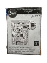 Sizzix 3D Textured Impressions Embossing Folder By Tim Holtz-Circuit 665372 - £13.40 GBP