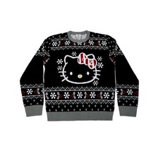 Sanrio Hello Kitty Snowflakes Ugly Holiday Sweater Small Nwt - £69.62 GBP