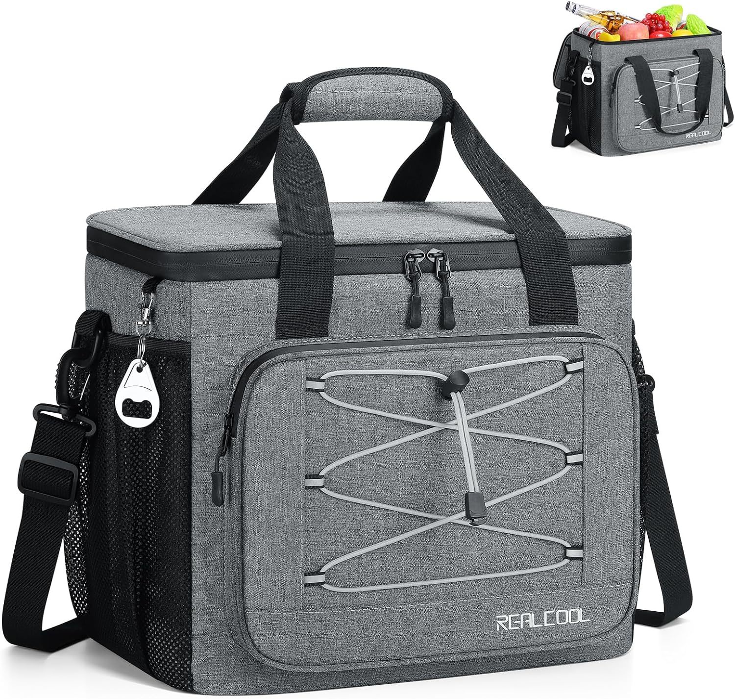 Soft Cooler Bag 35/45Can, Collapsible Cooler Insulated Leak Proof, Large... - $30.97