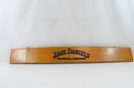 Jack Daniels Wood Sign Burned in Logo Branded Rustic 34" Curved Hillsboro TN - $72.55