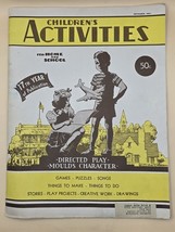Children&#39;s Activities for Home and School Sept 1951 - 17th yr. - Games-P... - $14.96