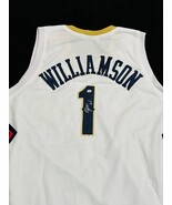 Zion Williamson Signed New Orleans Pelicans Basketball Jersey COA - $3,402.22 MXN
