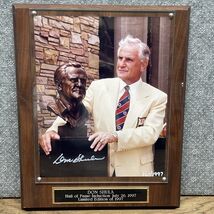 Autographed Miami Dolphins Don Shula Hall Of Fame Induction 1997 LG - $77.22