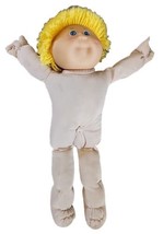 Original Cabbage Patch Kid Boy Doll 1982 Hasbro Blonde Yarn Blue Eyes &amp; Outfit - £8.26 GBP