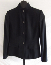 NWT Calvin Klein Navy Blue Polyester Rayon Suit Blazer Jacket Misses Size 4 - £61.28 GBP