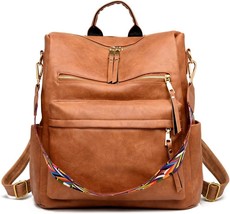 Women&#39;s Fashion Backpack Purse Multipurpose Design Convertible Satchel H... - £41.31 GBP