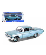 1962 Chevrolet Bel Air Turquoise 1/18 Diecast Model Car by Maisto - £39.31 GBP