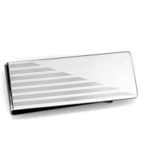 TK2077 - High polished (no plating) Stainless Steel Money clip with No S... - $30.49