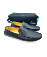 Mio Marino Traditional Suave Penny Loafers Black US 8M / EUR 41 - £31.06 GBP