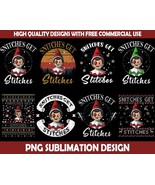 Elfie Snitches get Stitches Christmas Funny PNG digital file - $2.50