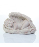 Angel Sleeping Marble Figurine Decor Home Gift Souvenir Natural Stone FR... - $54.70 CAD